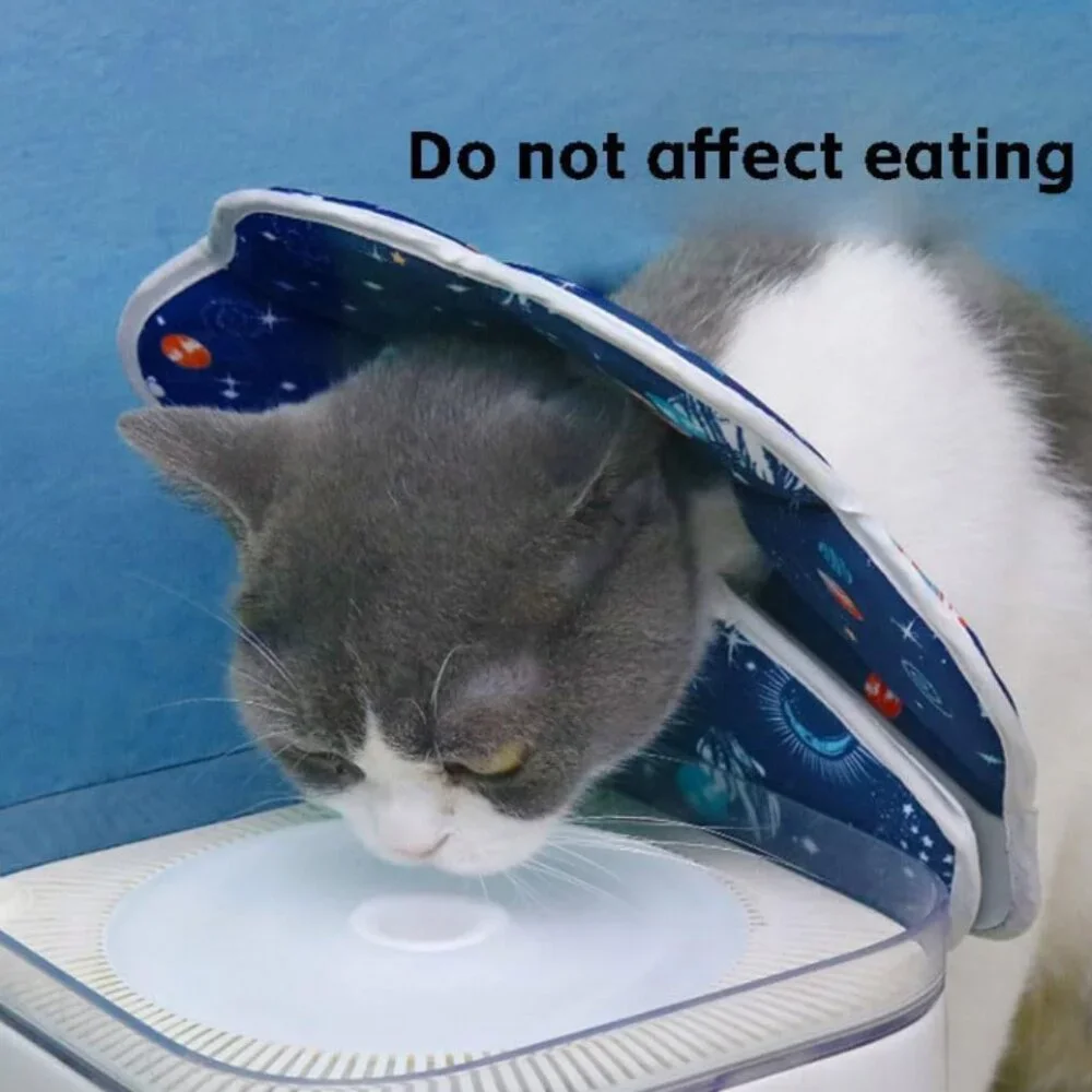 Cat Cone Recovery Collar for After Surgery Soft Pet Protective Collar Adjustable